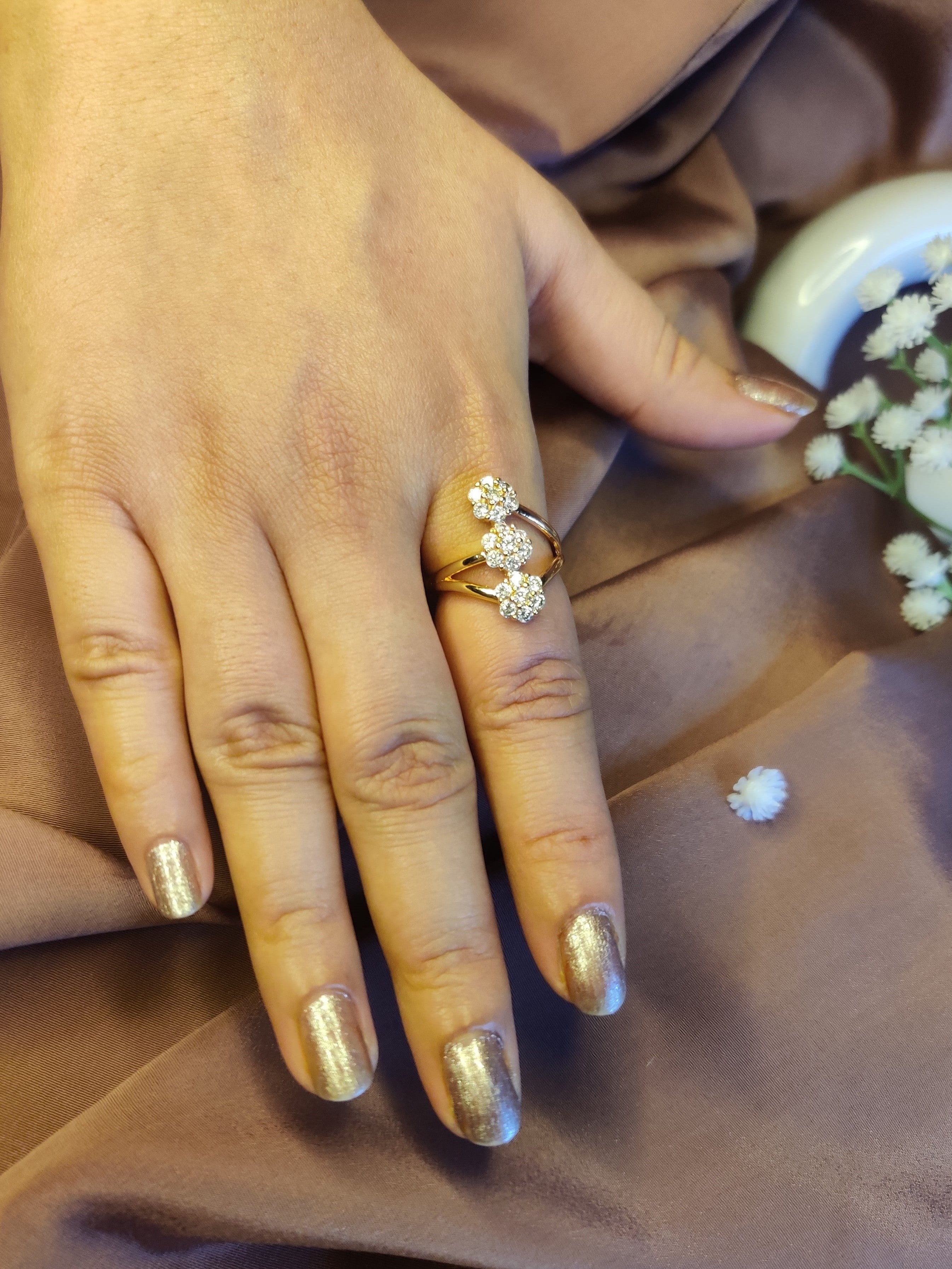 Eternal Bond - Three-Stone CZ Engagement Ring